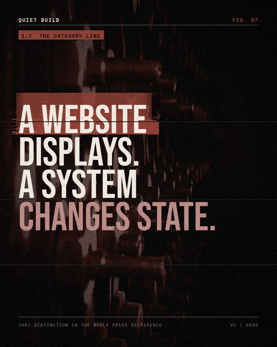 Brochure, or the business running