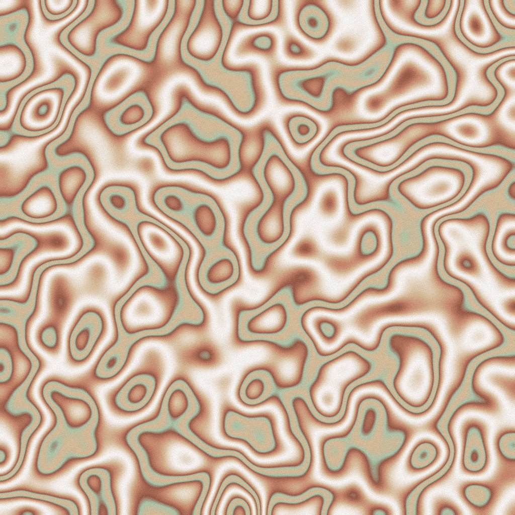 Poured and swirled